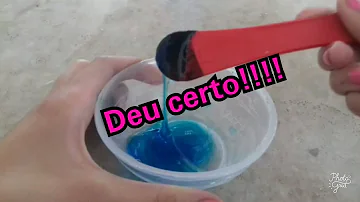 Como fazer Slime com 1 ingredientes?
