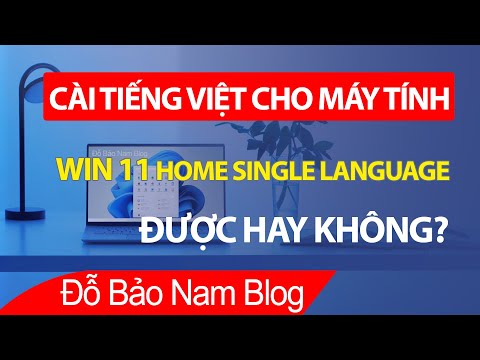 Cài tiếng việt cho Win 11 Home Single Language có được hay không?