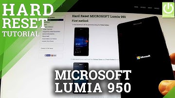 Hard Reset MICROSOFT Lumia 950 - How to Factory Reset in Windows