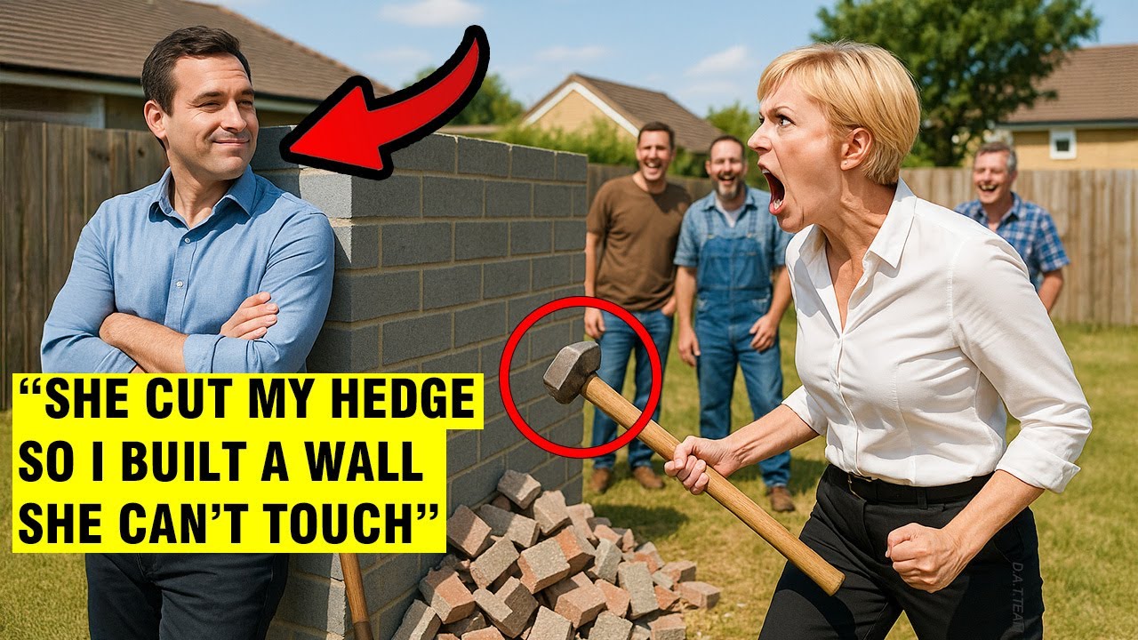 HOA Karen Cut Down My Hedge — So I Built a Brick Wall She’ll Regret Forever