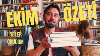 EKİM AYINDA OKUDUĞUM KİTAPLAR | Part I 