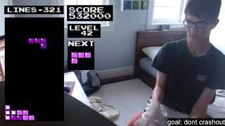 reaching BUGGED COLORS in nes tetris!