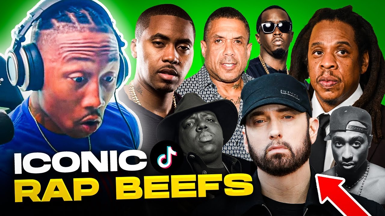 P. Diddy, Jay- Z & Eminem Most Iconic Rap Beefs of ALL Time! TikToks 1Hr [REACTION!!!]