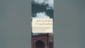 الشيخ محمد صديق المنشاوى-سورة الحشر-ايات ١٨-١٩-Sh.Al-Minshawy-surah Al-Hashr-verses 18-19