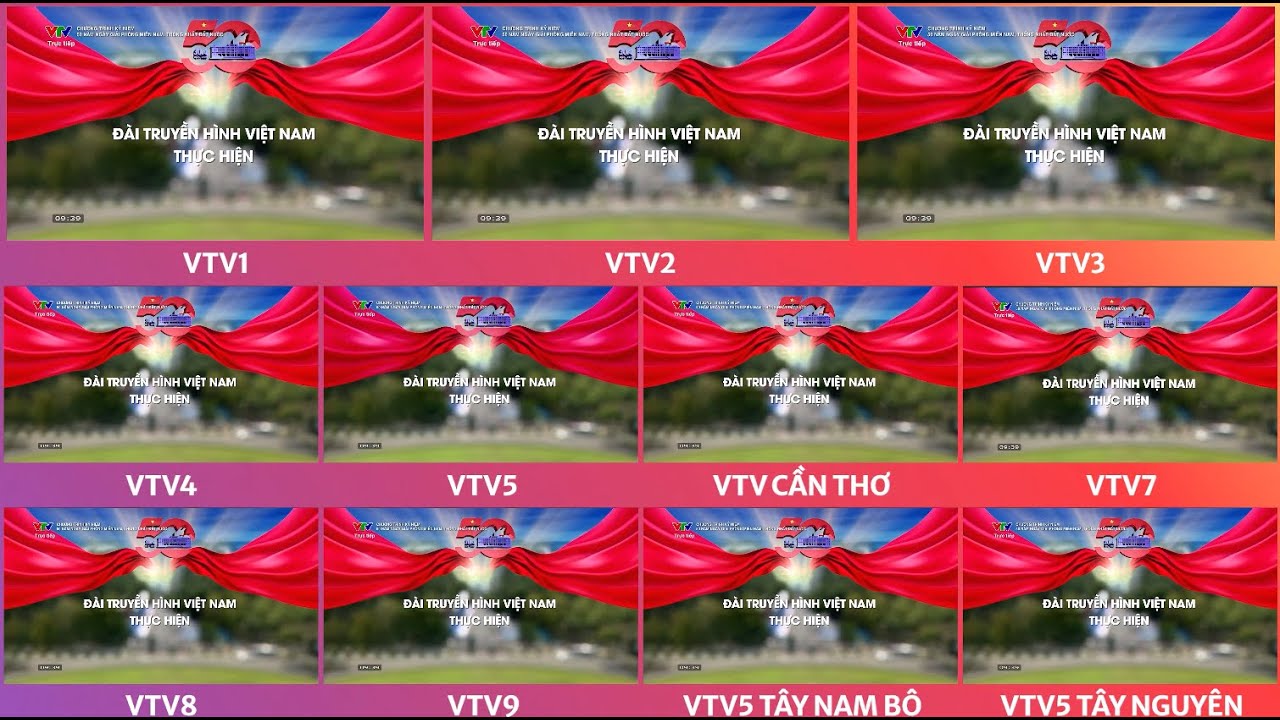 VTV | Tách sóng lễ kỷ niệm 50 năm giải phóng miền Nam, thống nhất đất nước, 30/04/2025