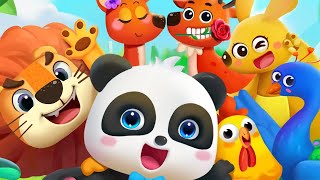 Little Panda Animal Family & Flowers DIY - BabyBus Game screenshot 2