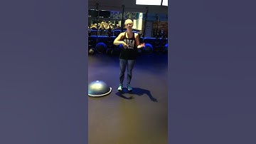 Bosu - 6 Jumping Lunges to Side Step 💥