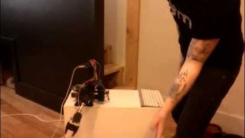 Johnny-Five, OpenNI on Node.js: Kinect-controlled, Arduino Robotic Arm