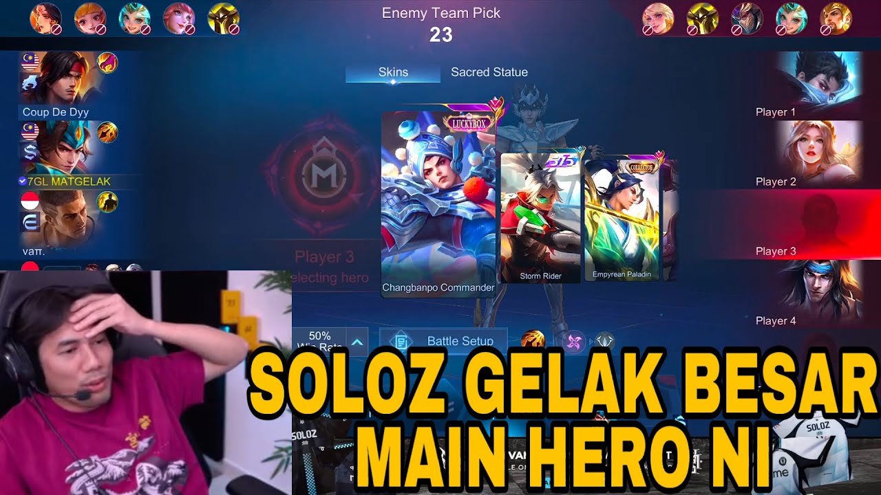 SOLOZ GELAK BESAR HERO NI BOLEH BANTAI ENEMY DALAM TOWER !