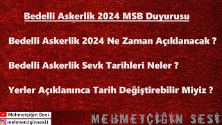 Bedelli Askerlik 2024 Ne Zaman Açıklanacak ? | Mehmetçiğin Sesi