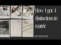 How I got 4  distinctions in matric | Study tips | Distinction Diaries