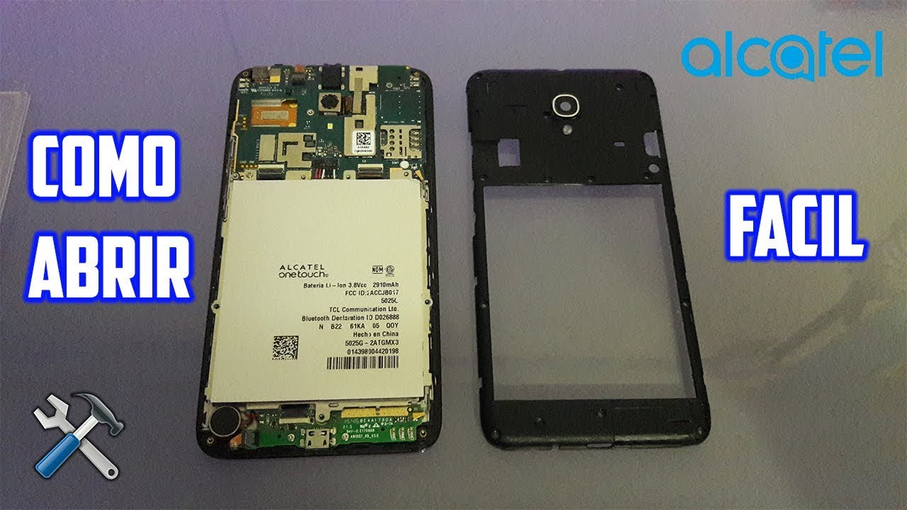 Como Desarmar Abrir Alcatel Pop 3 Para Reparación o Revisión En