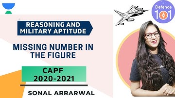 Missing Number in the Figure (Part-1) | Reasoning and Military Aptitude | Target CAPF 2020-2021