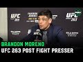 Brandon Moreno: “I worked so f***ing hard for that belt”  | UFC 263 Post-Fight Presser