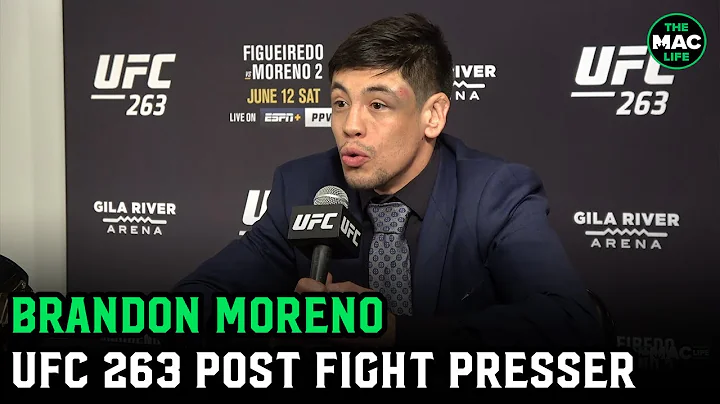 Brandon Moreno: “I worked so f***ing hard for that belt”  | UFC 263 Post-Fight Presser