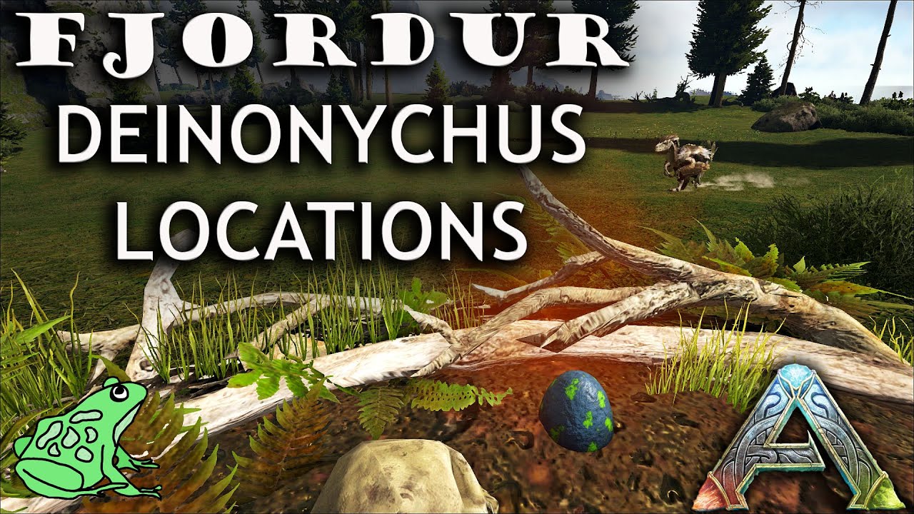 Where to Find Deinonychus Eggs on ARK Fjordur 