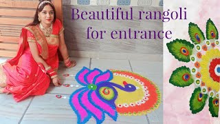 Best Way To Welcome Laxmi Ji On This Diwalirangoli Designsdiwali Special Rangoli