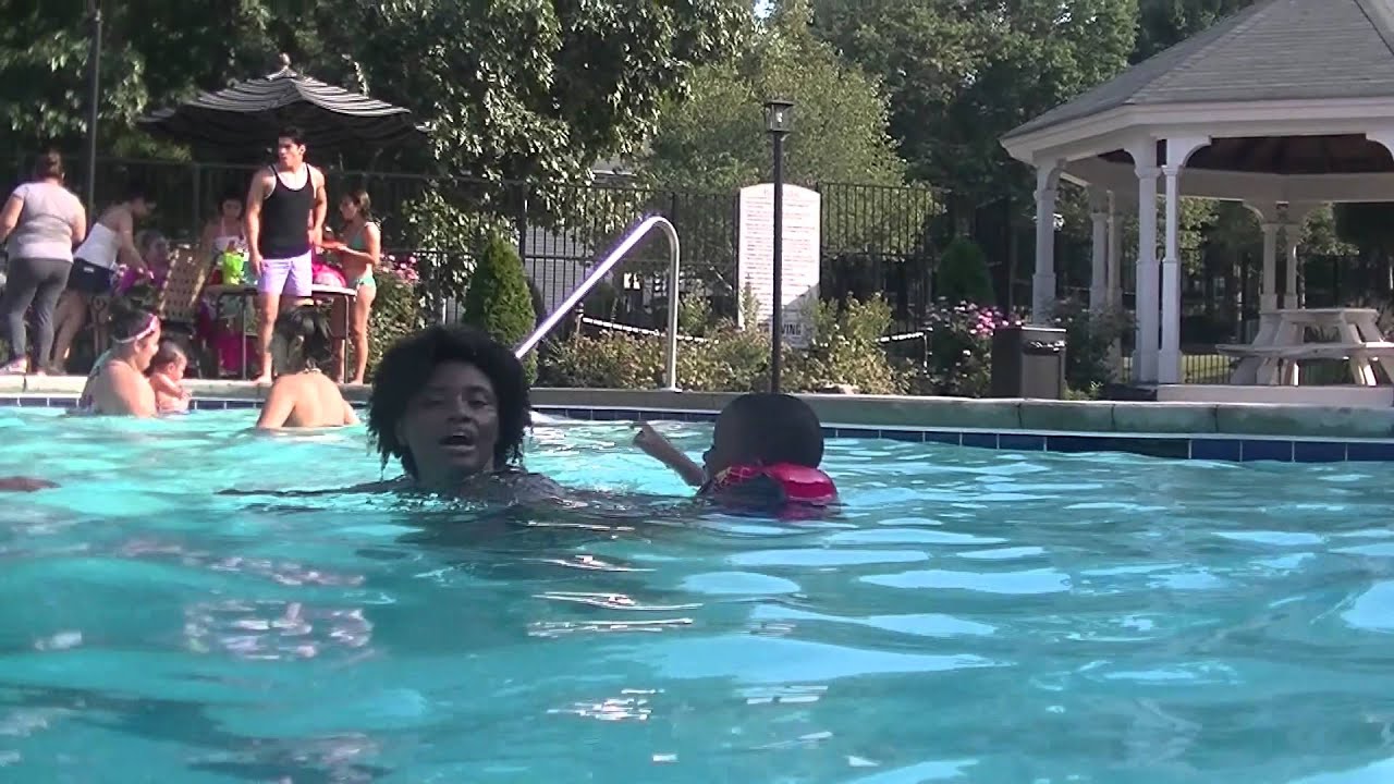 Ethan Playing With His Mom In The Pool Youtube 