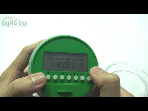 Video Hướng dẫn cài đặt van nước hẹn giờ điện tử - youtube