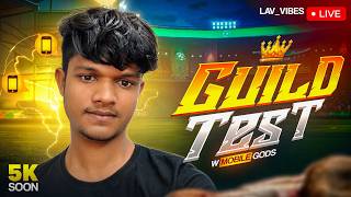 🔴[Live Free Fire GUILD TEST AND ID REACTION Season Rank Push Live !!