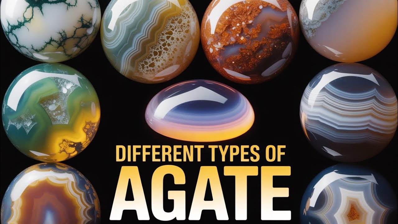 Different types of Agates | Stunning Agates and Their Natural Patterns – A Collector’s Guide