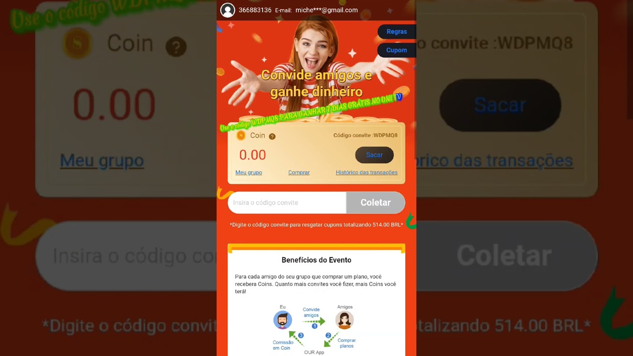 Use o código do UniTv para ganhar 7 dias de graça 