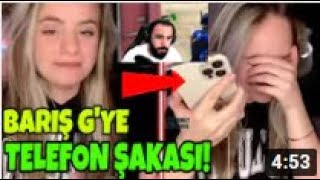 Cemre Solmaz Bariş Gye Telefon Şakasi Yapiyordu Ama Yakalandi