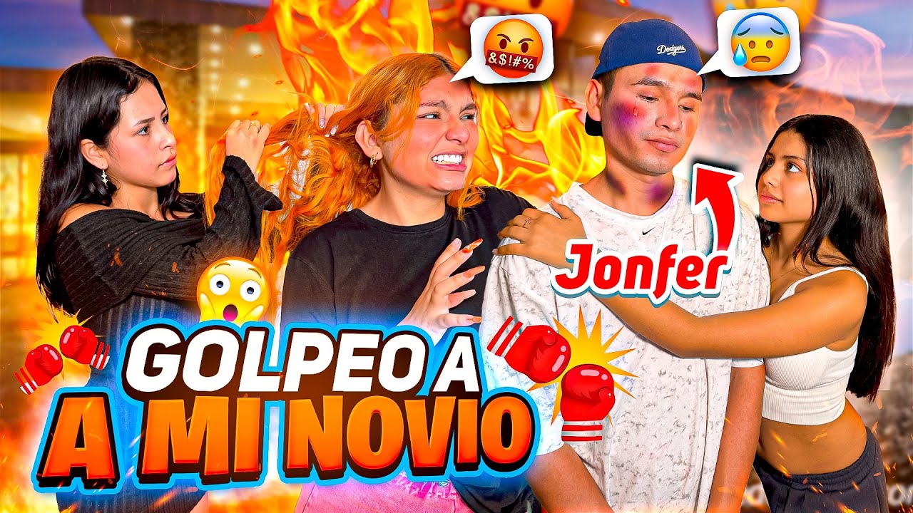 BROM4 GOLP3O A MI NOVIO JONFER ENFRENTE DE MIS CUÑADAS “Mira su reacción”