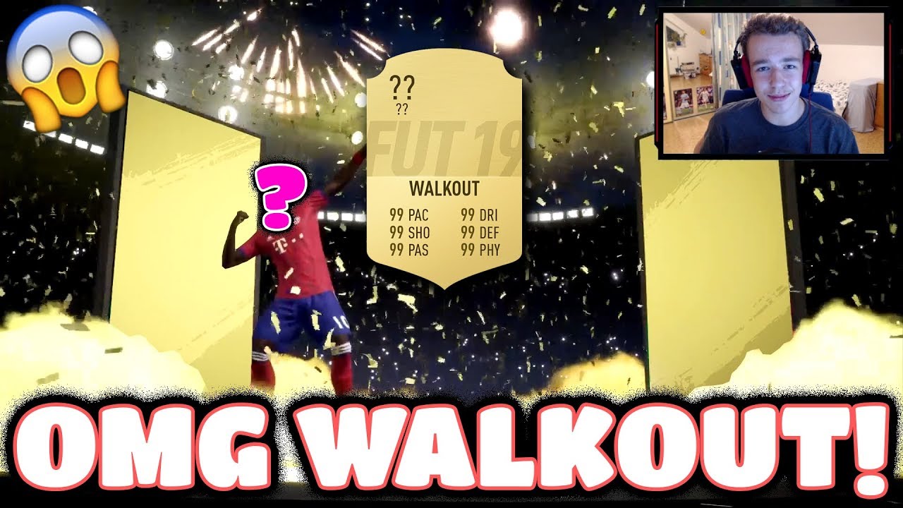 OMG NESKUTEČNÝ WALKOUT! OBROVSKÝ PACK OPENING | FIFA 19 CZ