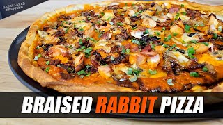 Braised Rabbit Pizza - Unique and Delicious Rabbit Meat Recipe