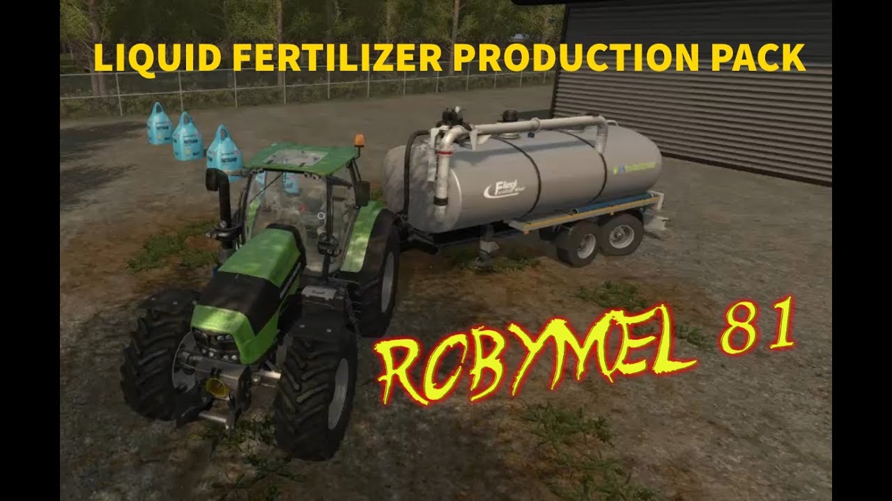 Farming Simulator 17 Test Mod LIQUID FERTILIZER PRODUCTION PACK