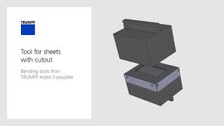 TRUMPF Services: Durchzugswerkzeug / Bending tool for cutouts