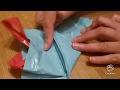 How to fold bags  for storage space