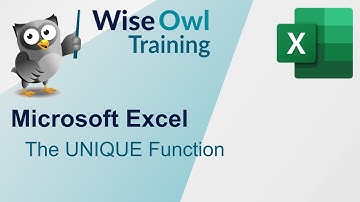 Microsoft Excel - The UNIQUE Function