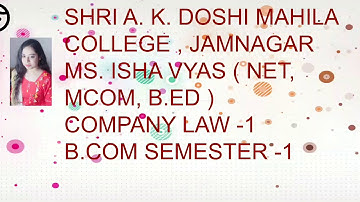 Fy bcom cl lecture 48 by pro Ms Isha vyas