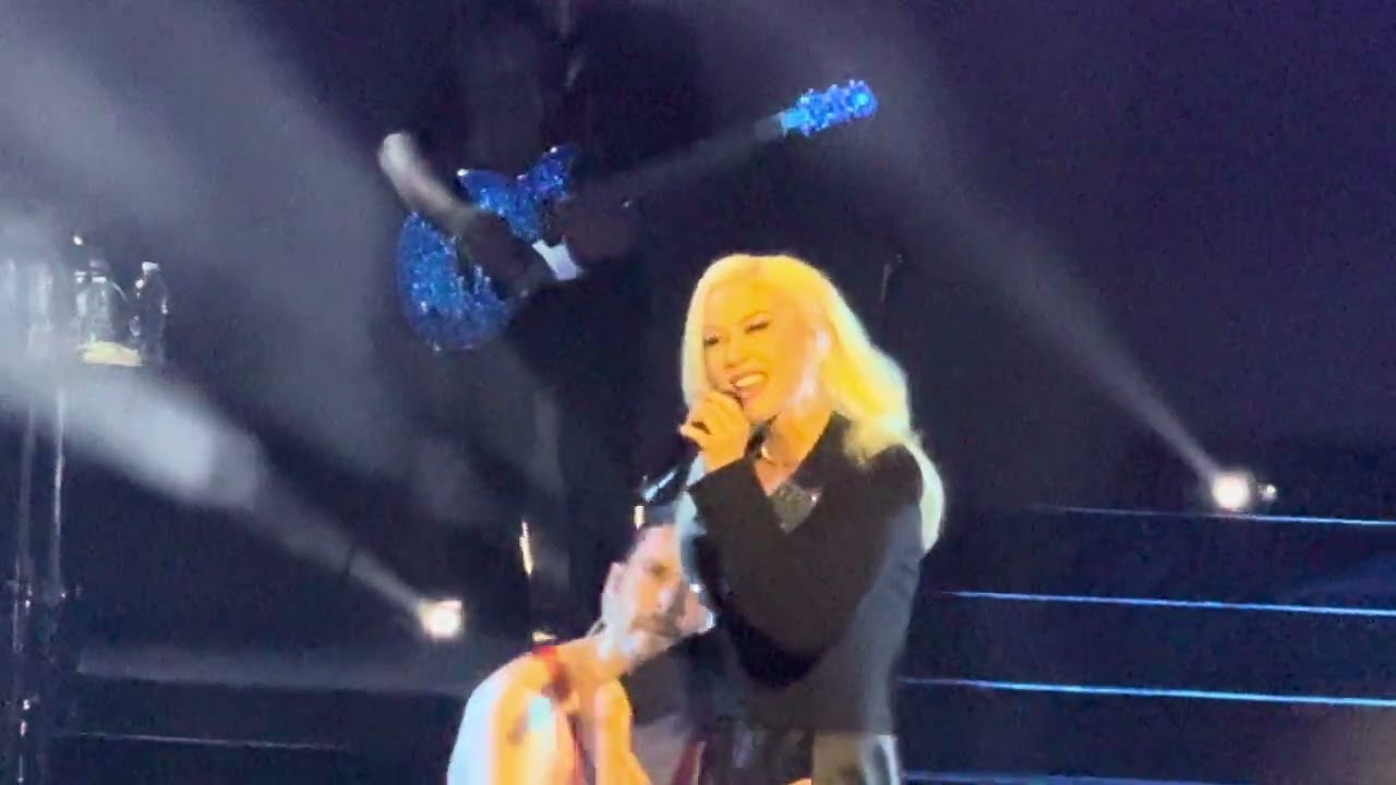 Christina Aguilera performs Fighter at The Voltaire in Las Vegas on 3/2/24.