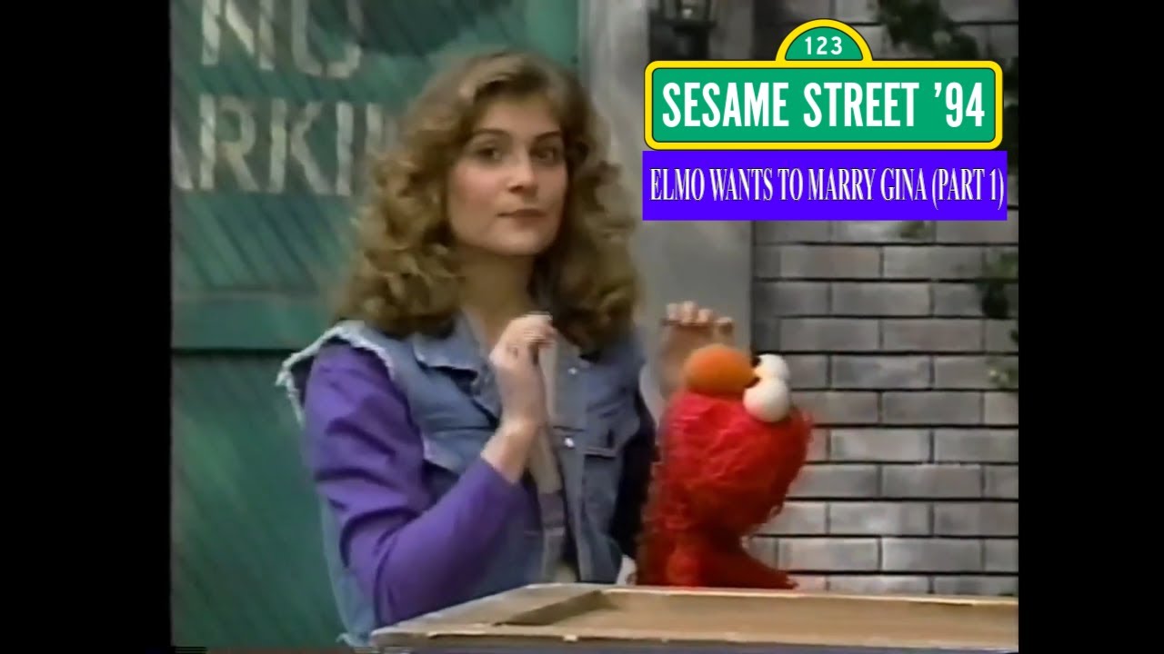 Sesame Street '94: Elmo Wants To Marry Gina (Part 1) - YouTube