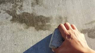 How to Remove OIL OR ANY STAIN FROM CONCRETE