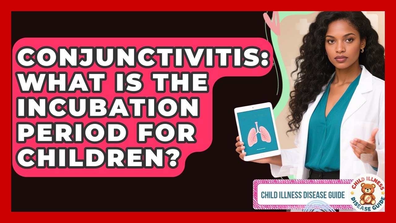 Conjunctivitis: What Is The Incubation Period For Children? - Child Illness Disease Guide