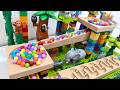 Epic LEGO DUPLO Marble Run ASMR 🌈 Colorful Balls | Wooden Track & Jungle Animals | Compilation #9