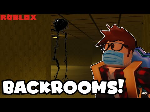 We enter the Backrooms in ROBLOX!! w/ @SuperTigerShirt
