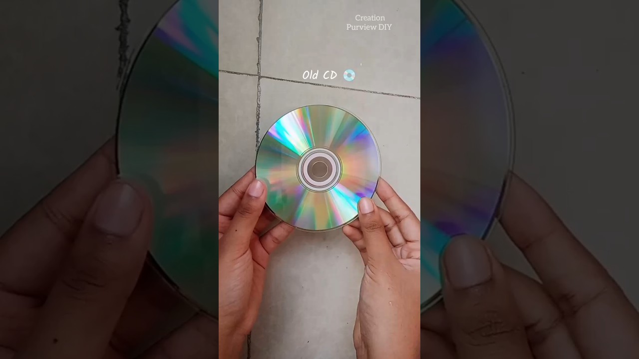 How to cut CD 💿 ✂️ 