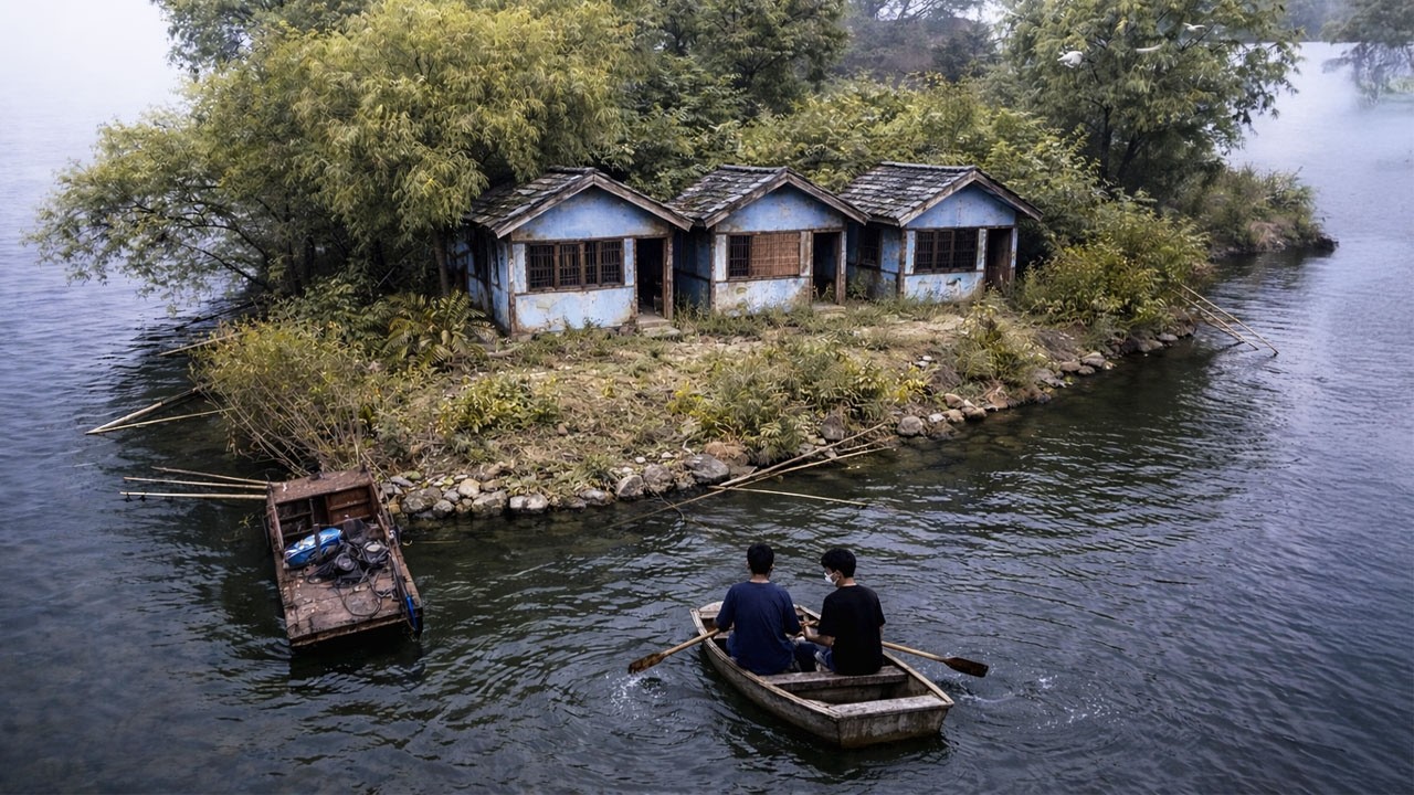 Мой брат обманом подарил мне «отпуск» — в итоге я занимался ремонтом старого дома посреди озера.