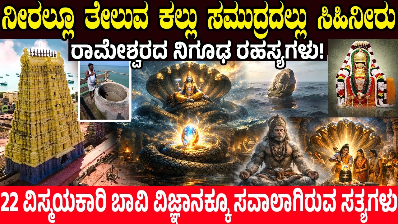 ರಾಮೇಶ್ವರದ ಈ ನಿಗೂಢ ರಹಸ್ಯಗಳು ನಿಮ್ಮನ್ನು ದಂಗಾಗಿಸುತ್ತೆ.!  Unsolved Mysteries of Rameswaram | Charitre