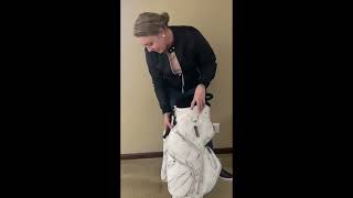 Miss Kira P's Unboxing Video with Cutler Golf Bag! | Ready for Grand Geneva Resort & Spa