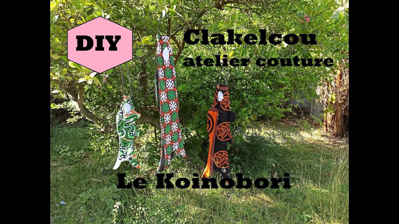 [DIY couture] tuto déco les Koinobori