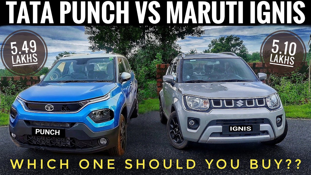 Maruti Ignis Vs Tata Punch which is better Tata Punch Vs Ignis 2021 comparison Ignis vs