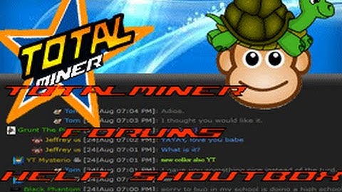 TotalMiner Forums help Shoutbox