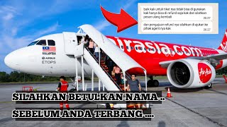 AIR ASIA - CARA BETULKAN NAMA SETELAH BOOKING TIKET PART 1 #airasia #tkimalaysia