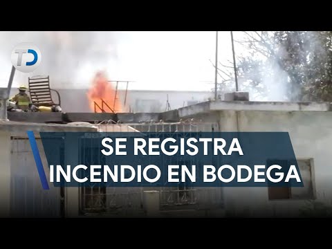 Incendio consume bodega